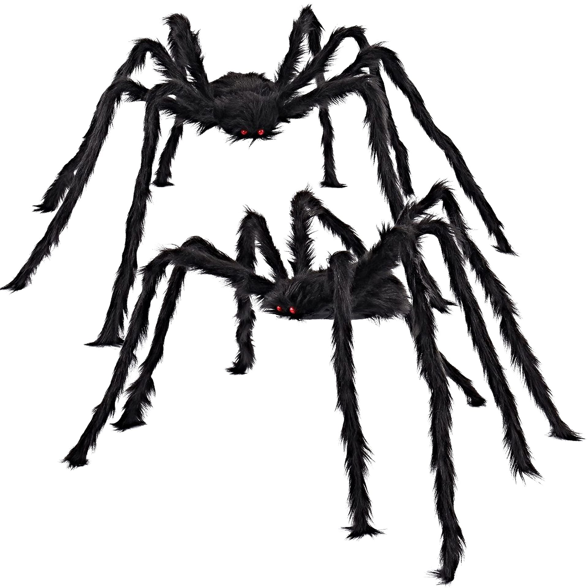 Scary Halloween Large Fake Realistic Big Spider Decorative Hairy Props