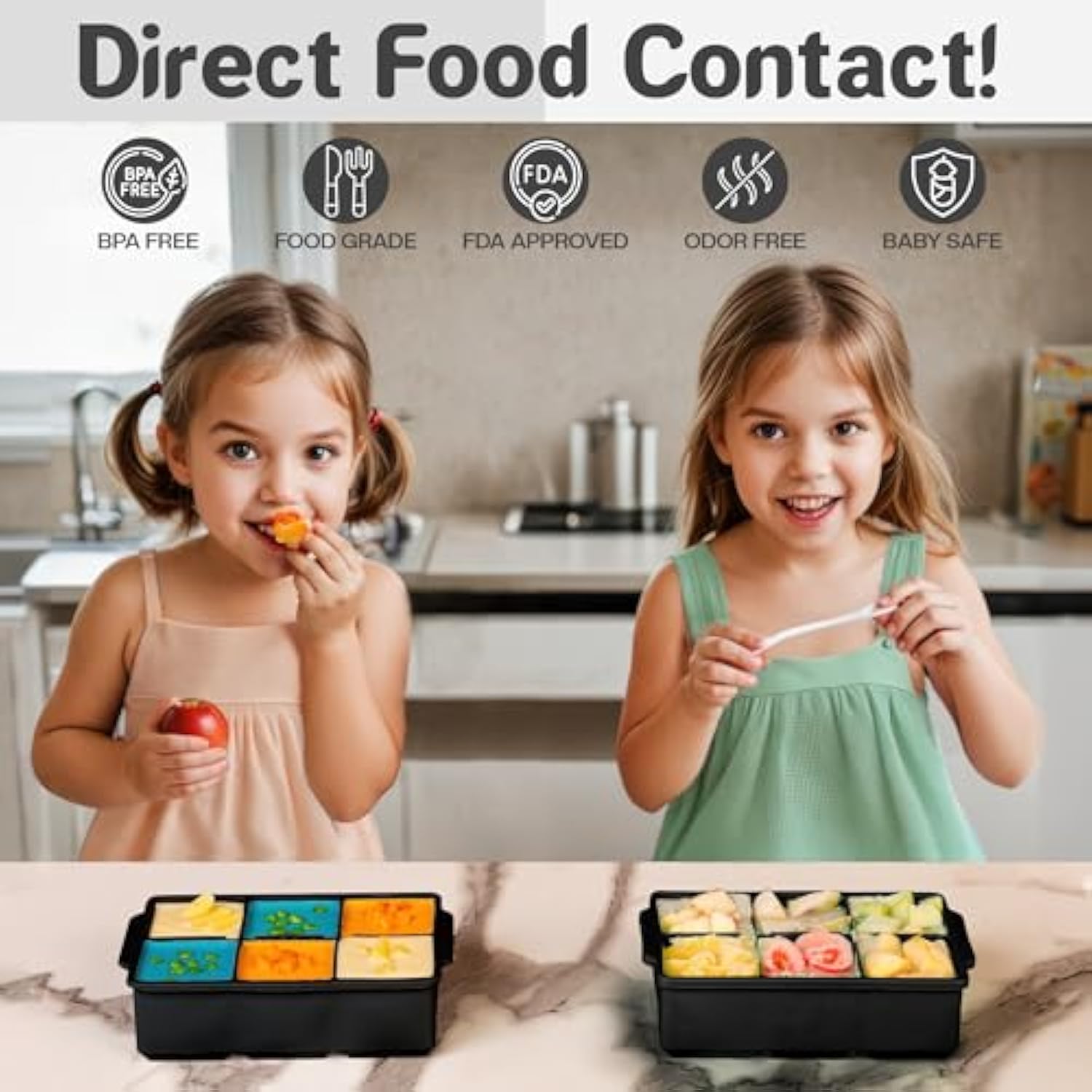 6 in 1 Ice Cube Maker Mold