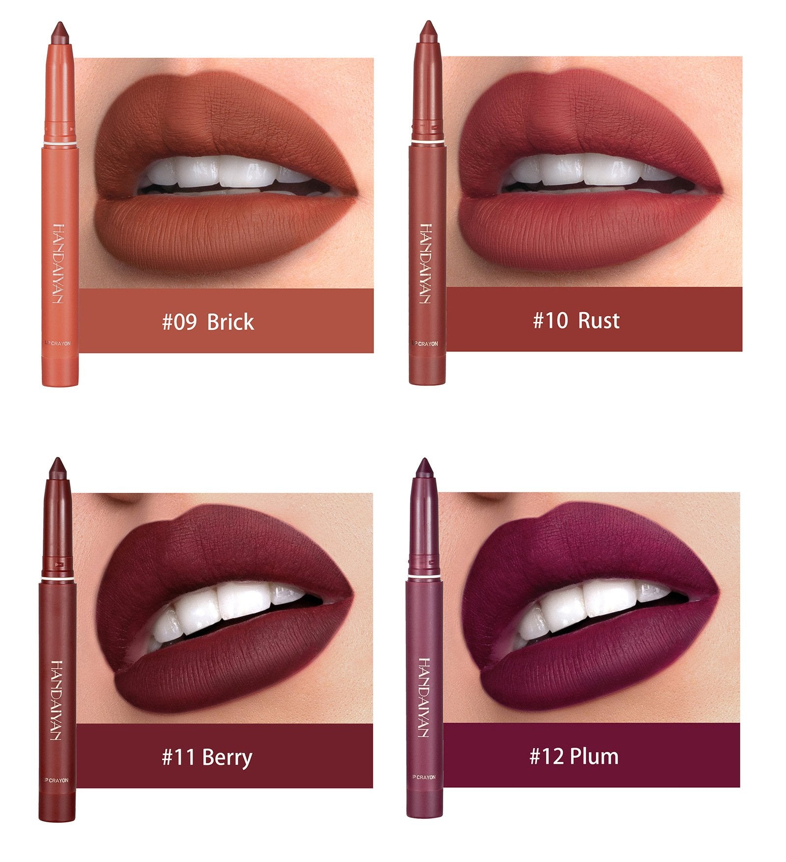 💋Rotating Sharpenable Matte Lipstick Pencils