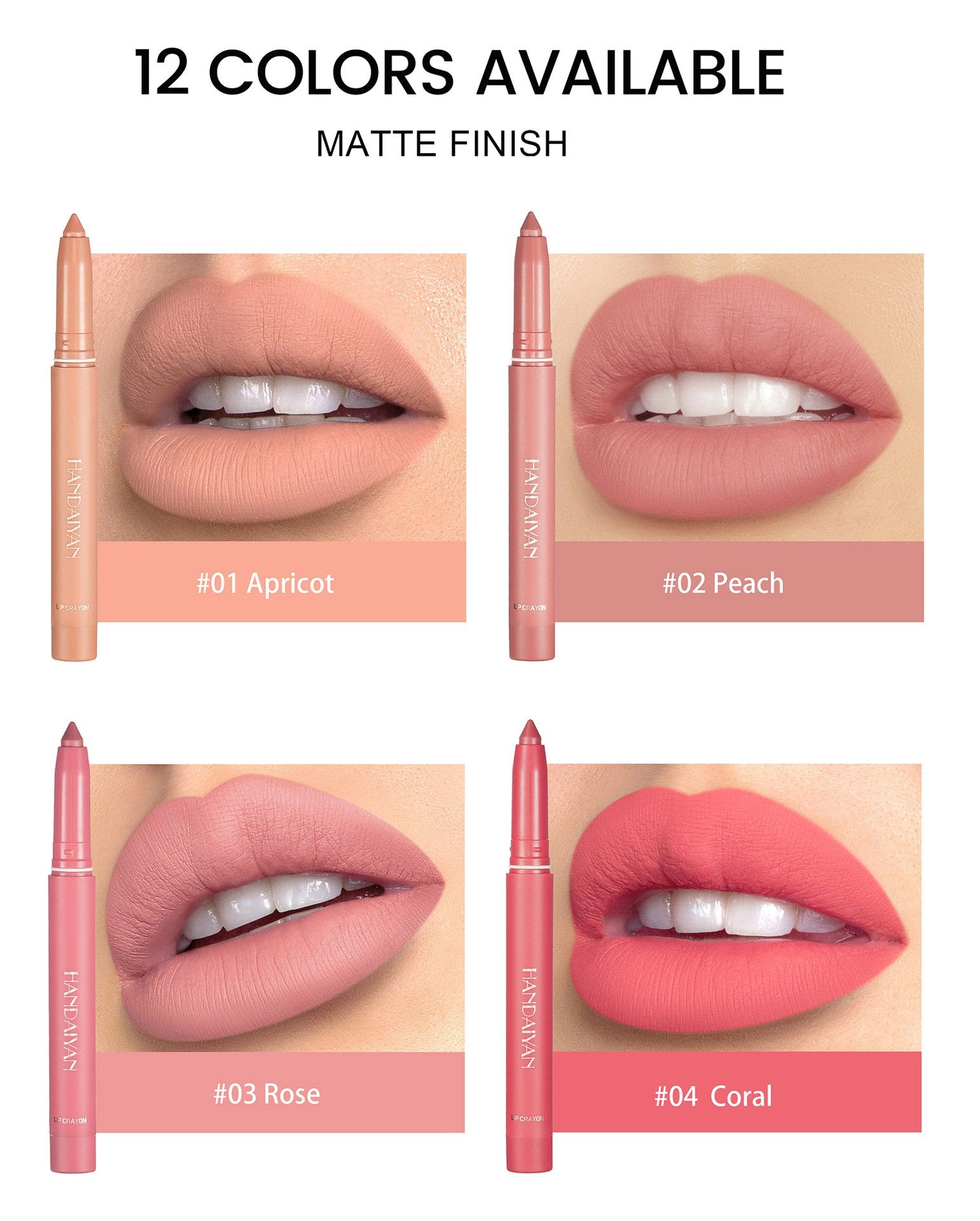 💋Rotating Sharpenable Matte Lipstick Pencils